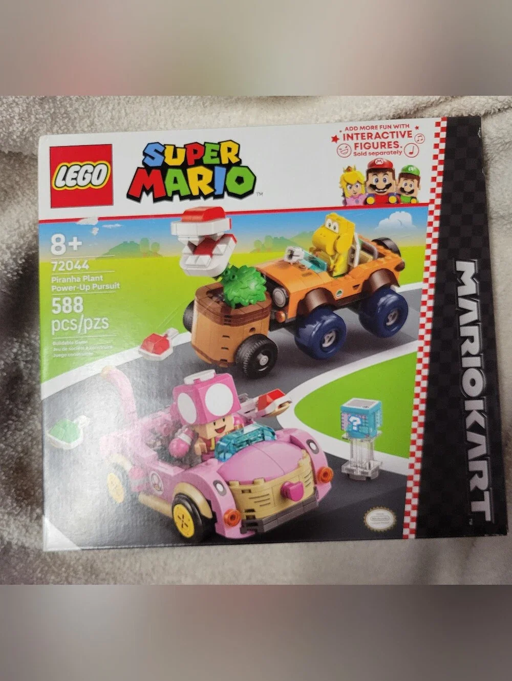 Lego Super Mario Kart 72044 Piranha Plant Power Up Pursuit New Sealed